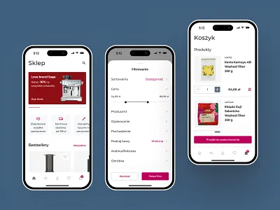 Coffee E-commerce Mobile App | Mobile App Redesign app coffee concept dashboard ecommerce redesign