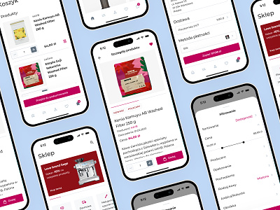 Coffee E-commerce Mobile App | Mobile App Redesign app coffee concept dashboard ecommerce redesign