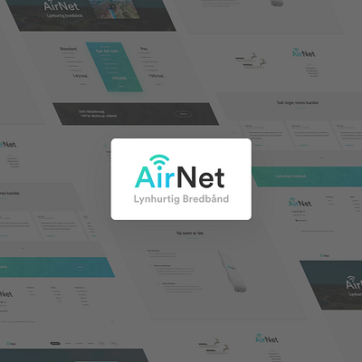 AirNet branding design ecommerce graphic design logo shopping ui ux