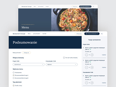 Canteen | Website & Mobile App Concept app canteen concept order restaurant