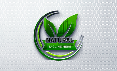 Natural Logo Design design graphic design green logo identity illustration leaf logo logo design logo designer logofolio logos logotype natural logo design nature typography ui