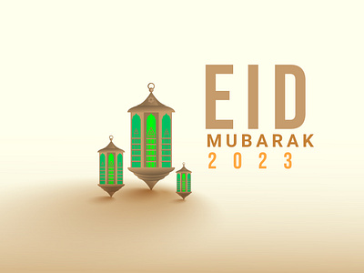 Eid Mubarak 2023 design eid eid 2023 eid background eid mubarak eid ur fitor graphic design illustration mubarak muslim eid