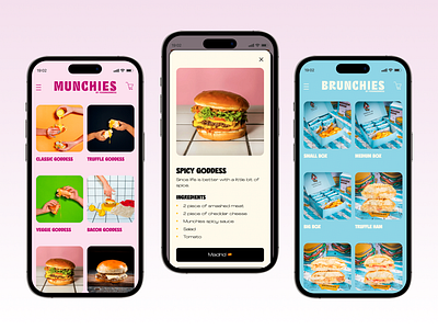 Food Delivery Web App: mobile version app design branding concept design e commerce logo minimal mobile app ui user interface ux website website design