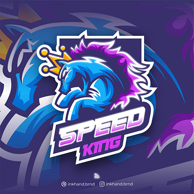 Horse esport mascot logo animation brand brand identity branding cartoon design esport game gamer gaming graphic design horse logo illustration logo streamer team vector