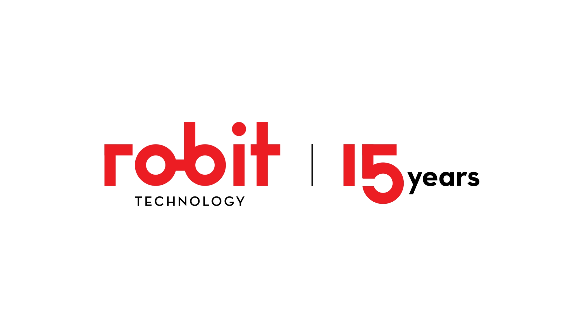 Logo animation for "robit" 15 years 2d 2d logo animation after effects animation design element graphic design illustration logo logo animation motion graphics robit soft logo animation thecnology logo