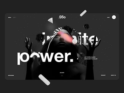 Infinite Power Website agency design experience graphic graphic design landing page power uiux user interface web web design web designer website