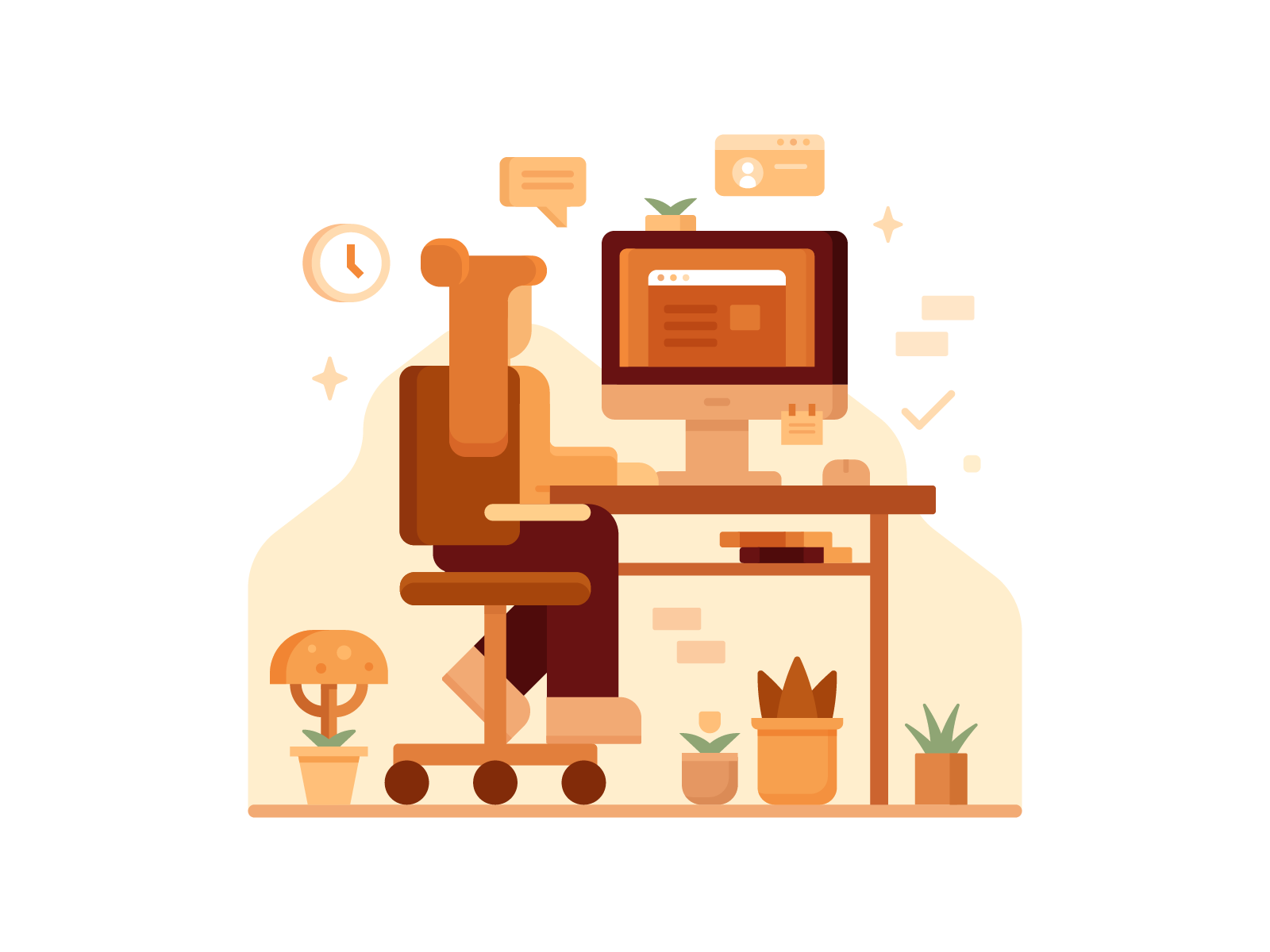 day-at-the-office-by-emira-razi-on-dribbble