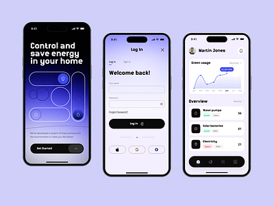 Smart home mobile app android app design flat home ios layo mobile smart splash studio ui ux