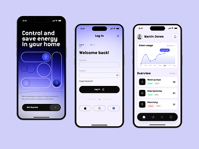 Smart home mobile app by Layo on Dribbble