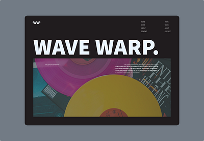 Wave warp web. design productdesign uidesign uiuxdesign userinterfacedesign web webdesign website websitedesign