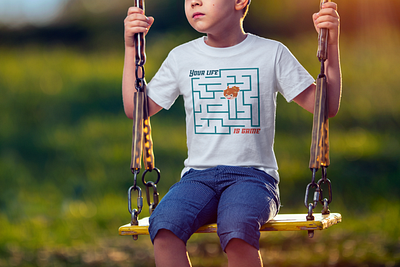 Kids T-shirt Design design graphic design kids t shirt mazes game t shirt t shirt desgin