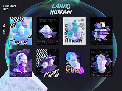 Liquid Human 3d artificial intelligence c4d digital futuristic glass glossy graphic design human illustration liquid meditation ourselves psychedelic refraction render