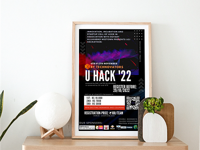 Hackathon Poster branding design graphic design hackathon illustration logo poster ui ux vector