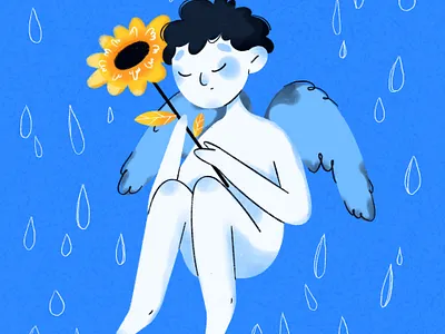 Angel character character illustration illu illustration