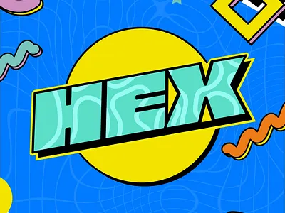 Unveiling HEX Design 7span animation branding design graphic design logo logoanimation motion graphics stopmotion typography y2kdesigns