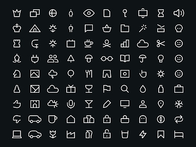MNML Icons icon pictograms symbol