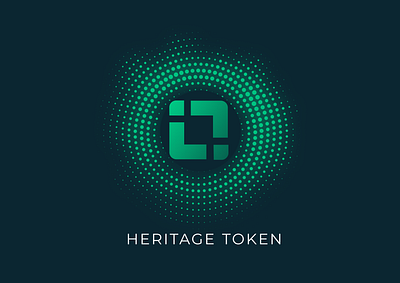 Heritage Token Project app branding crypto graphic design logo social media design web design web3
