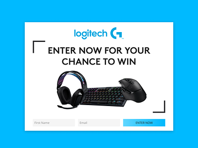 DailyUI #097 Giveaway blue computer daily ui dailyui equipment gaming giveaway popup