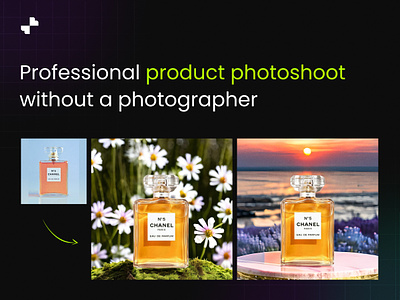AI studio to replace product photographers? ai artificial intelligence background design dtc dtc brand e commerce ecommerce generative ai perfume product photography product template skincare brand template