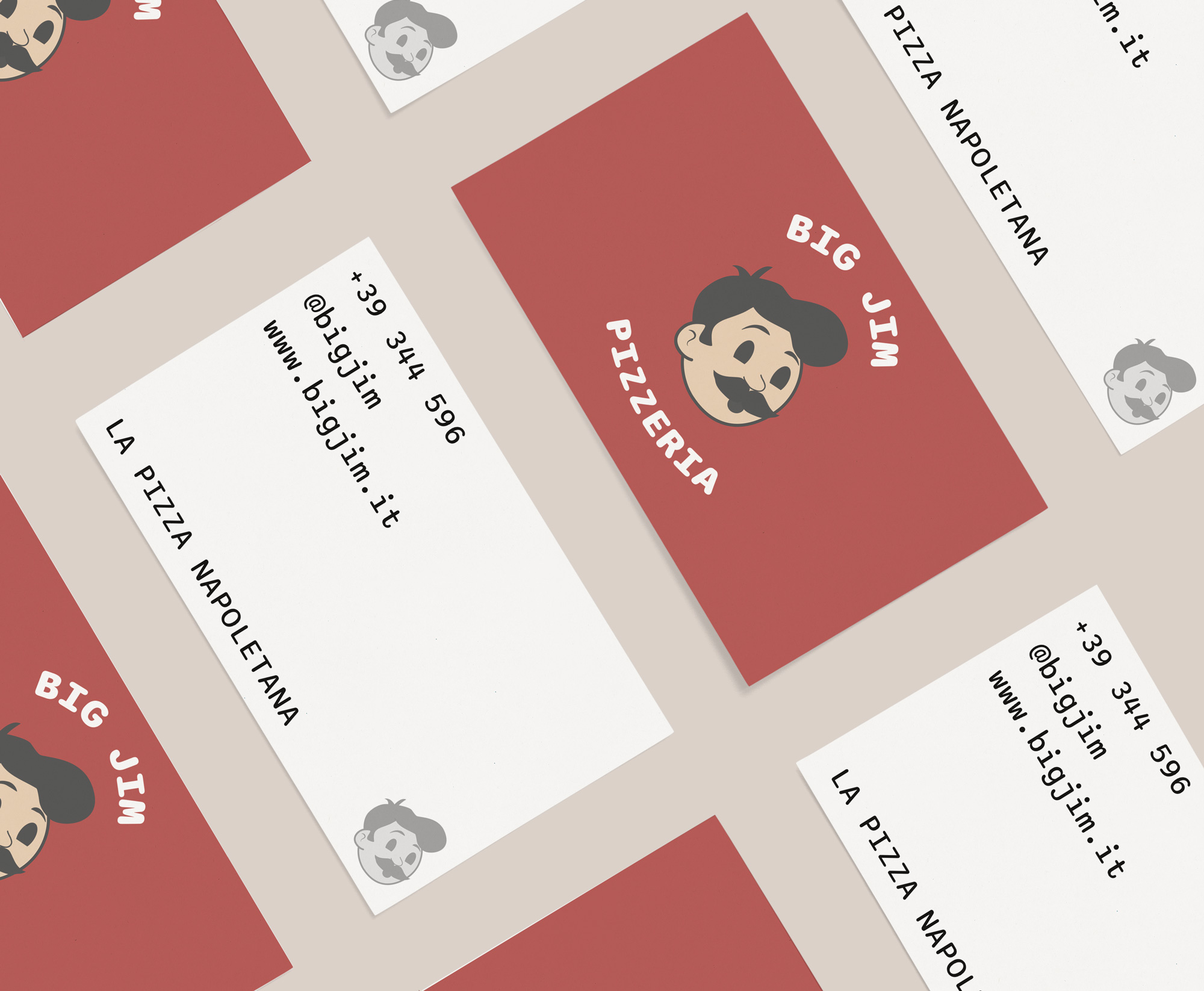 Big Jim - Neapolitan Pizzeria Branding brand brand design brand identity branding design graphic design identity logo ui