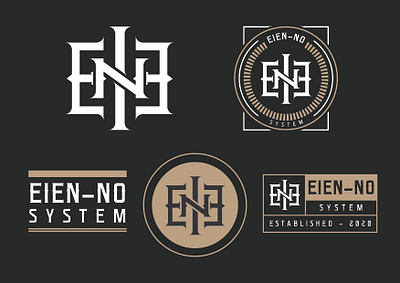 EIEN-NO SYSTEM CLOTH adobe illustrator branding design logo vector