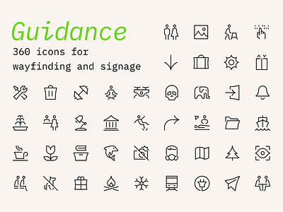 Guidance Icons Categories Overview accessibility branding design flat freebies guidance guidance icons icon set icons illustration illustrator minimal signages streamlinehq streamlineicons vector wayfinding wayfinding icons work