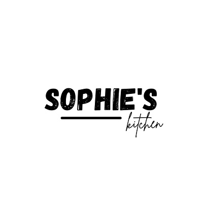 The Minimalist Logo for Sophie's Kitchen design illustration logo