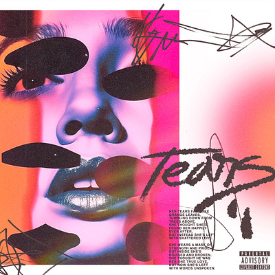 TEARS cover art cover artwork design design art illustration music music art poster art