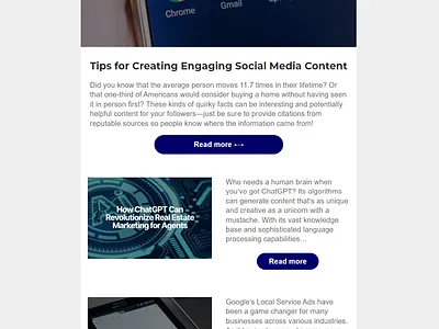 Monthly Newsletter Design Full Responsive and Editable brand email design design email email campaign email design email marketing html html template illustration ui