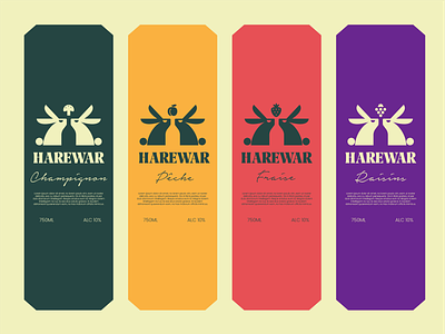 label colors system beverage bottle brand drink fruit fruits hare label logo packaging rabbit wine