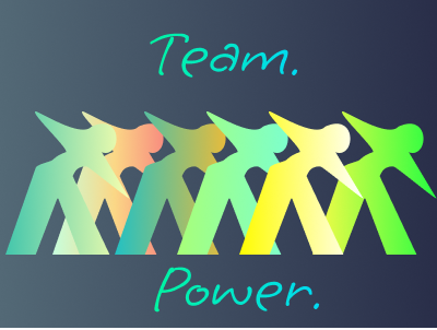 Team. Power. Illustration. branding colorful figma graphic design illustration ui