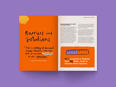 Penguin books - report design graphic design hand drawn lettering illustration infographic lettering print design report design typography