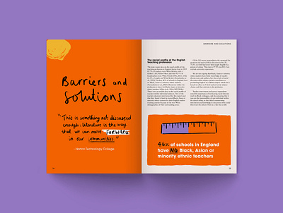 Penguin books - report design graphic design hand drawn lettering illustration infographic lettering print design report design typography