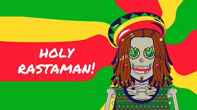 💀 🌿 Holy #Rastaman #Fugitive | #GrounationDay | EPIC #nft grounationday