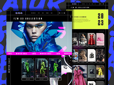 Fashion store | Website design branding design figma ui web webdesign