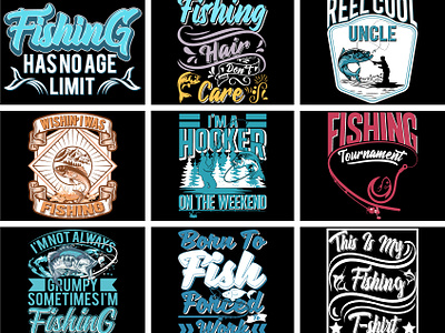 Fishing Tshirt designs, themes, templates and downloadable graphic elements  on Dribbble