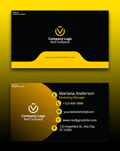 Standard Visiting Cards 3d animation branding graphic design logo motion graphics ui