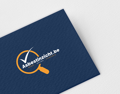 Asbestinzicht.be Logo design graphic design icon logo vector