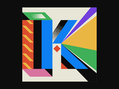 K - 36 days of type 36 days 36 days k 36 days of type animation art direction artwork branding design graphic design illustration motion motion design motion graphics product shapes stay positive transition type typography vector