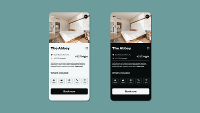 Hotel Booking - Mobile booking dailyui hotel lodging mobile rental stay travel ui uidesign
