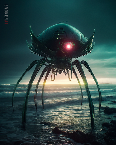 The Invasion - Part 2: They Attack 3d aliens graphic design invasion midjourney