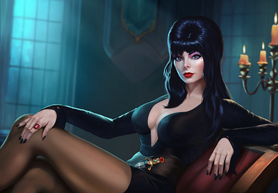 Elvira design illustration