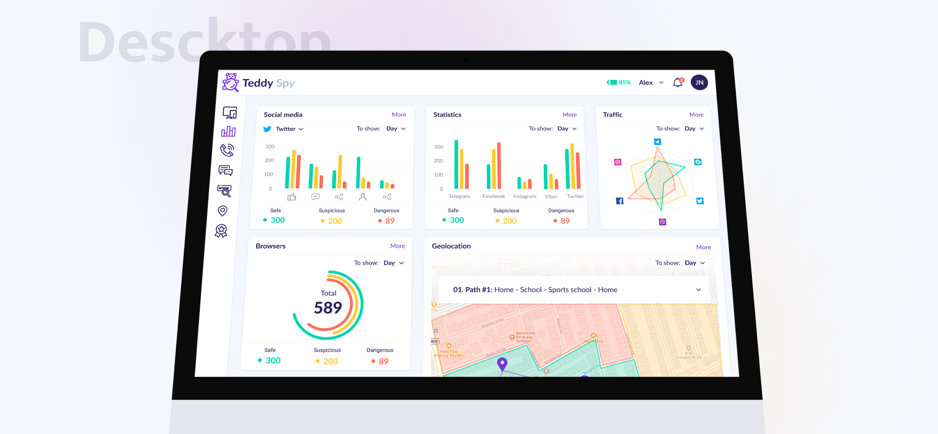 SaaS Platform and App app branding chart dashboard design illustration logo saas ui ux