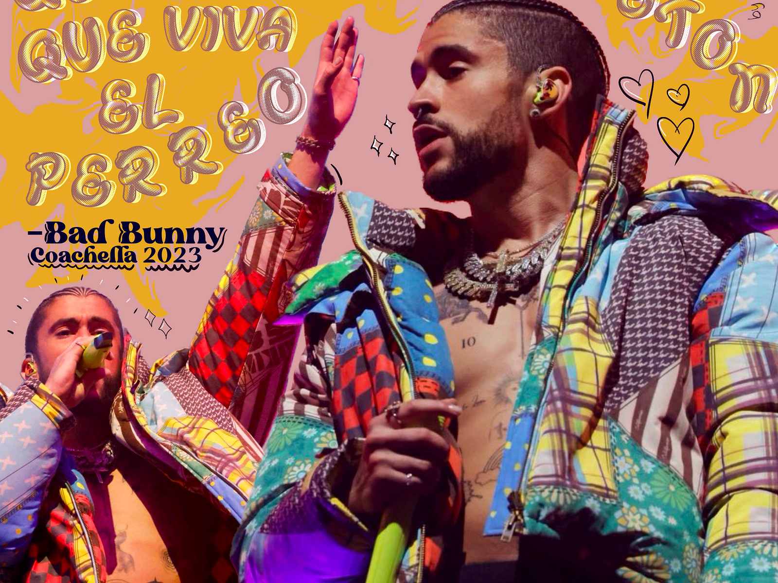 Bad Bunny Coachella by Nicole Chica on Dribbble