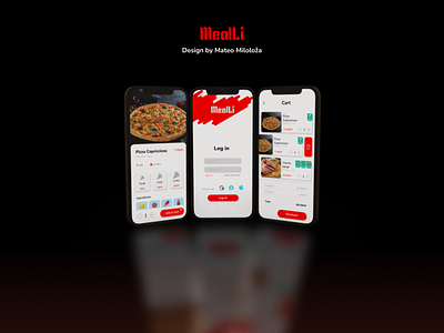 MealLi - Food Ordering App branding design graphic design logo mobile modern ui ux