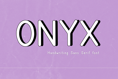 Onyx | Sans Serif Font app branding design font fonts graphic design hand wriitten font handwriting handwriting font handwritten illustration lettering logo sans serif typography ui ux vector