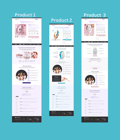 Products Pages design Figma to Shopify design figma graphic design illustration shopify ui web design web page design