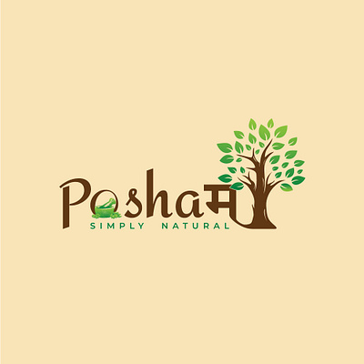 Posham Logo branding graphic design logo