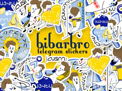 Telegram stickers graphic design stickers