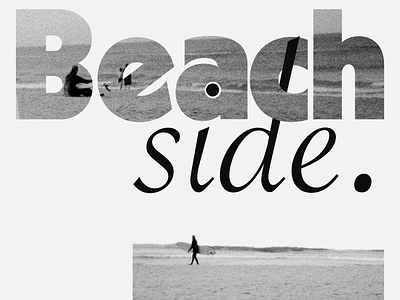 Beachside Print Design app beach art branding design graphic design illustration logo print design surf graphics text layout typography ui ux vector